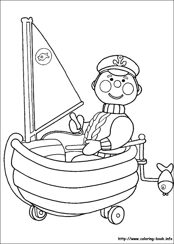 Andy Pandy coloring picture